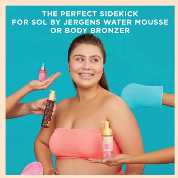 SUNLESS TANNING SET MEDIUM MOUSSE, SERUM & APPLICATOR MITT NWT - Picture 9 of 10